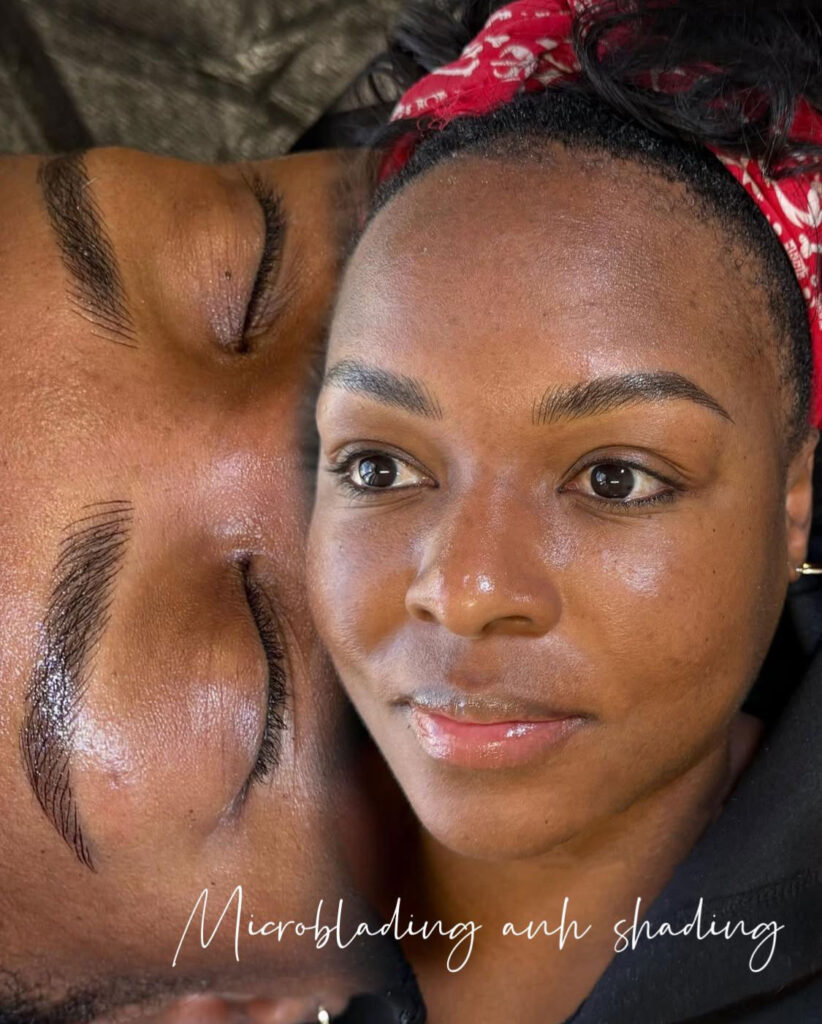 Microblading and shading